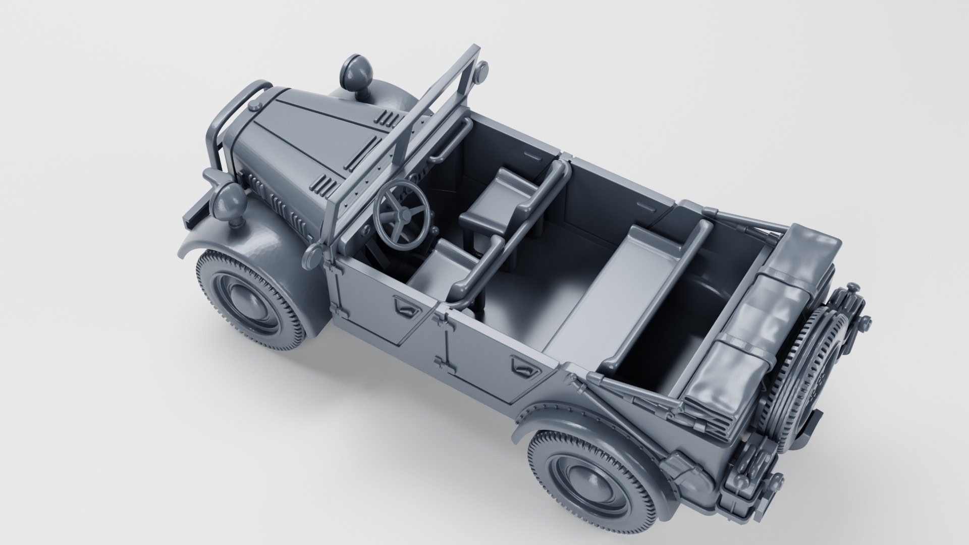 Leichter Einheits – Pkw.Kfz.1 (opened+closed) (Germany, WW2