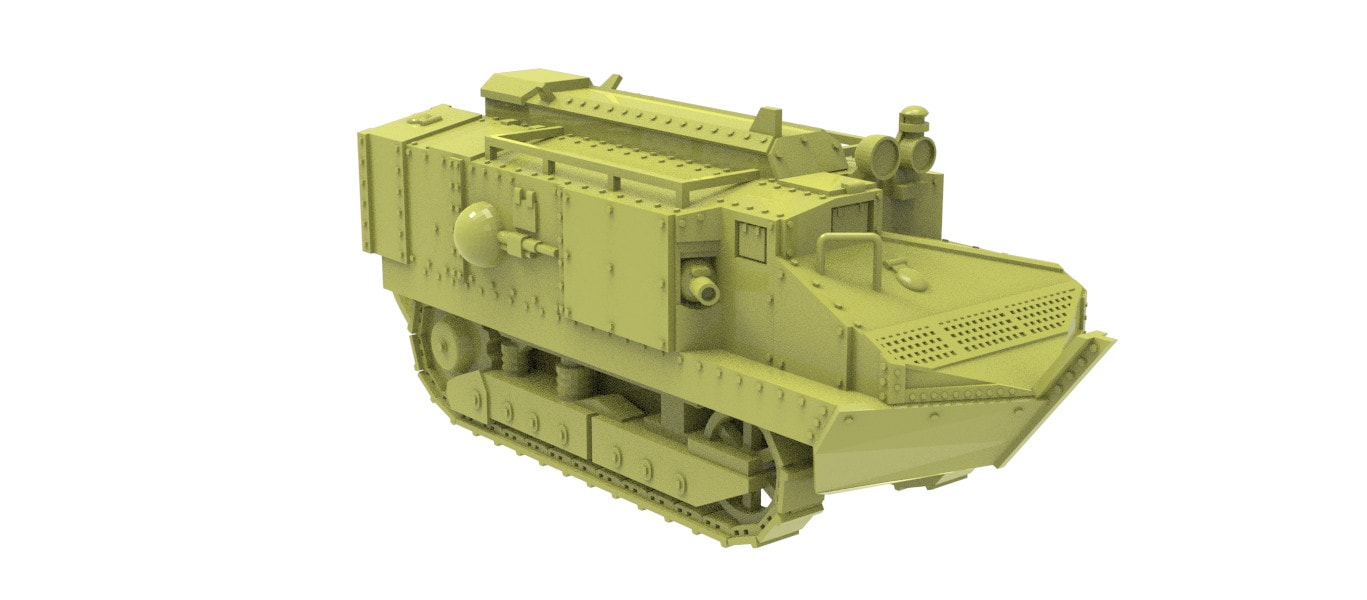 1 x ROLLS-ROYCE WW1 ARMORED CAR 28MM 1/56 MOUNTED RESIN MINIATURE G149