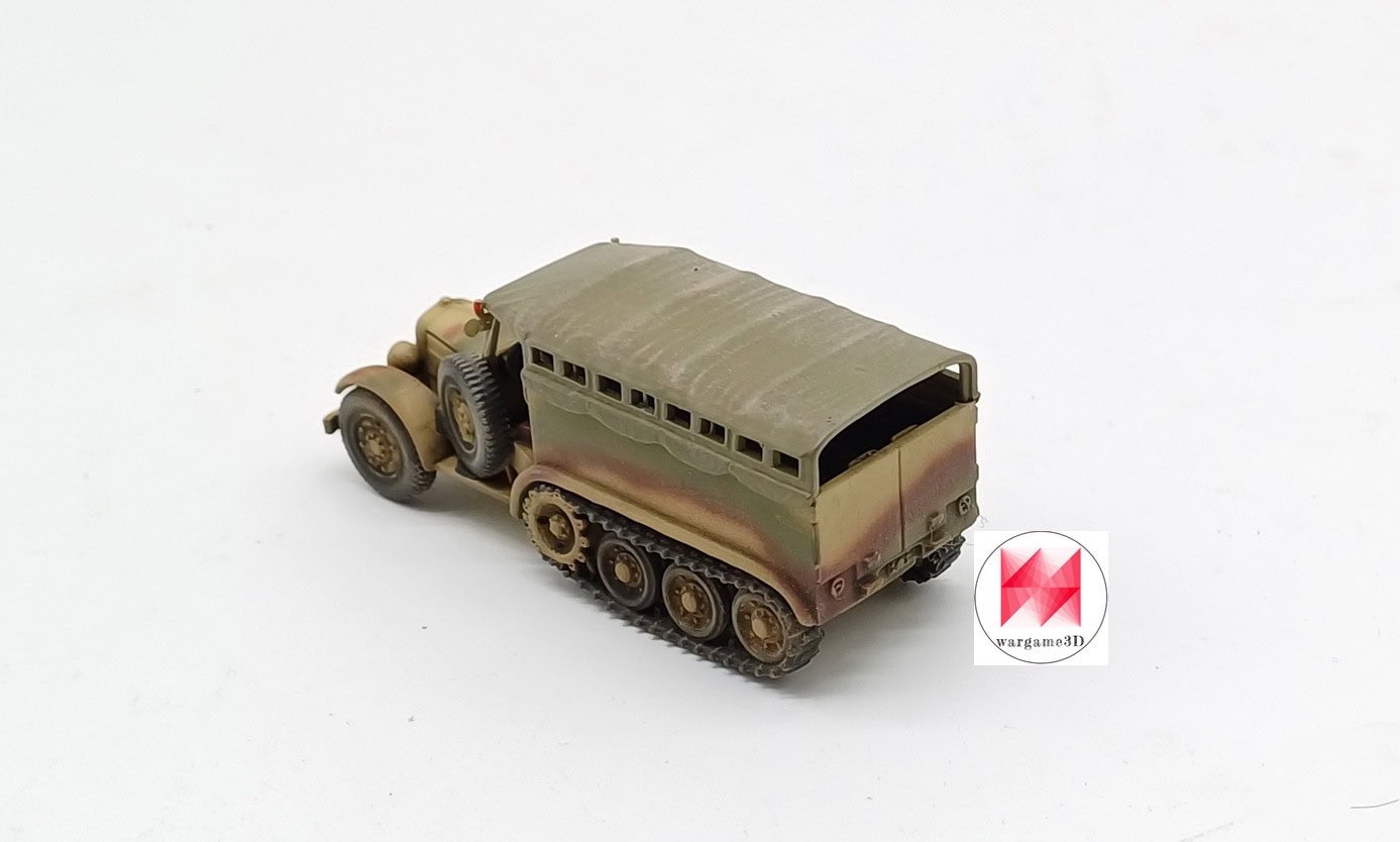 PZInz 222 - Half-Track Supply Truck - wz.39 (Poland, WW2) by