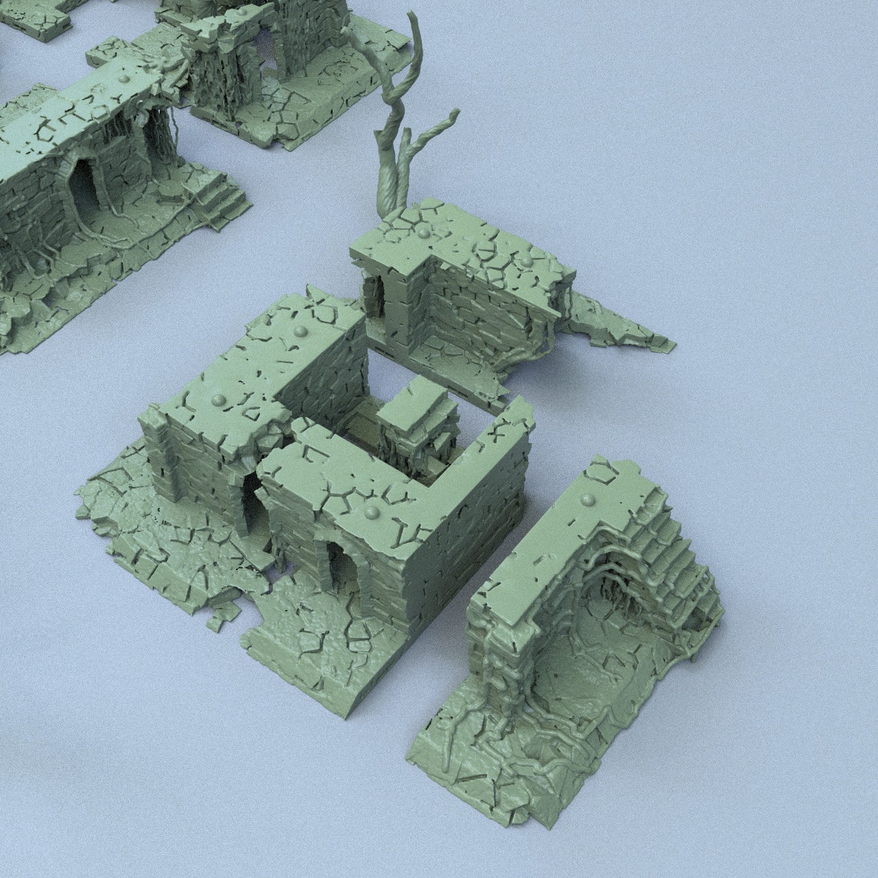 Ruined Zigurat by HarsBeeldt - MiniHoarder, image size:1280x1280